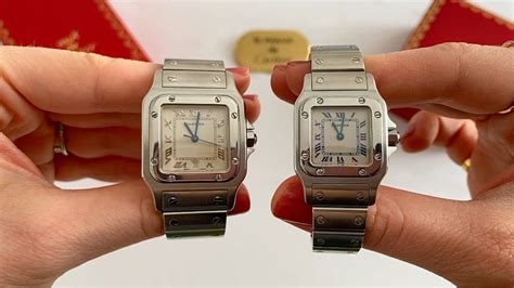 sanlosde cartier watch|cartier santos watch size guide.